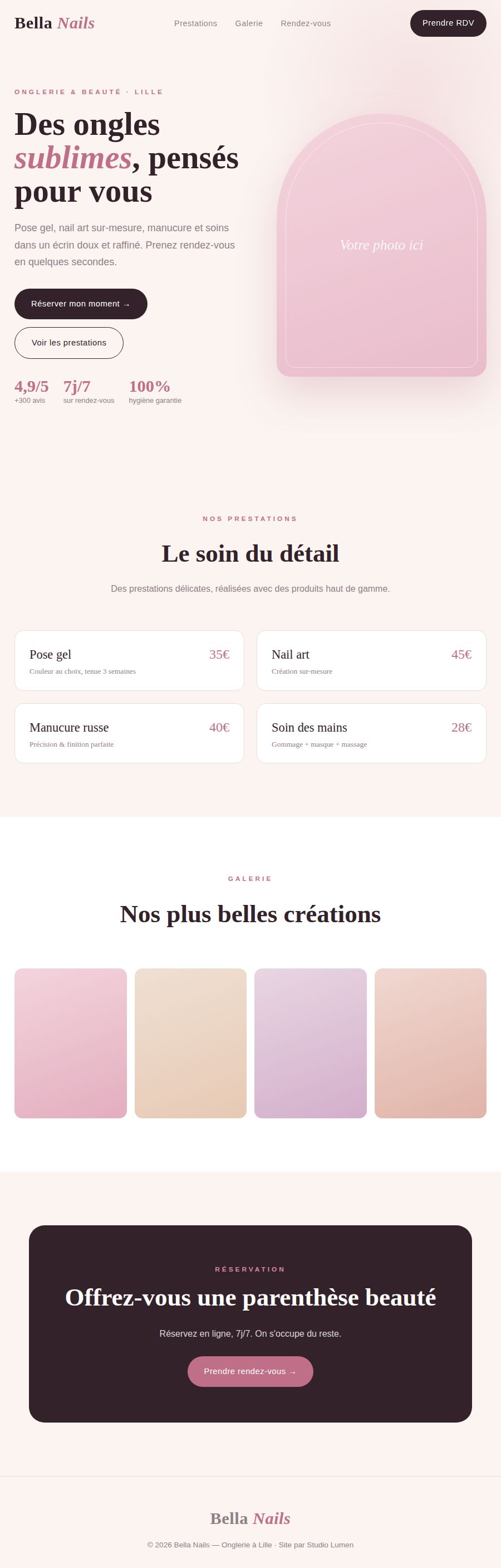 Site Bella Nails — onglerie